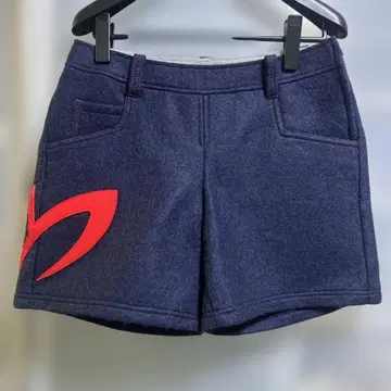 MASTER BUNNY EDITION 네이비 빨간 로고 숏팬츠