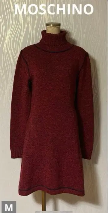 MOSCHINO 모스키노 니트 터틀 원피스
