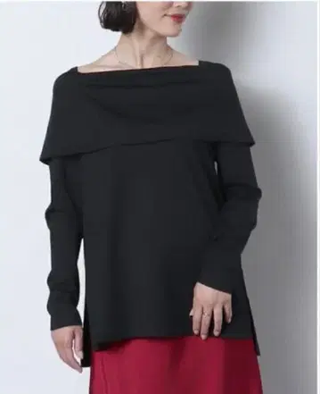 미리 오프숄더 상의