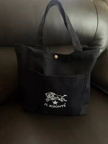 IL BISONTE 블랙 토트백