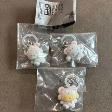 산리오 메지루시 액세서리 포근포근 스노우