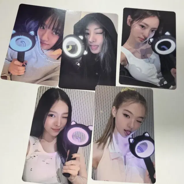 미야오 응원봉 포카 세트 양도합니다.