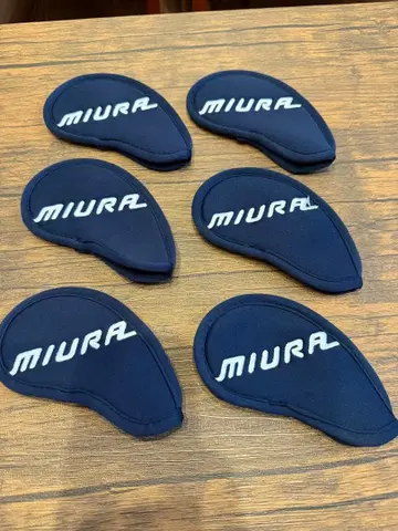 MIURA 네이비 아이언용 골프헤드커버 세트