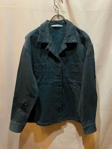 마드모아젤 논논 파파스 안감 부착 오픈 카라 셔츠 자켓