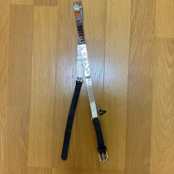 발렌자 실버 블랙 벨트 미사용 새상품