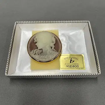 카메오 브로치 여성의 옆얼굴