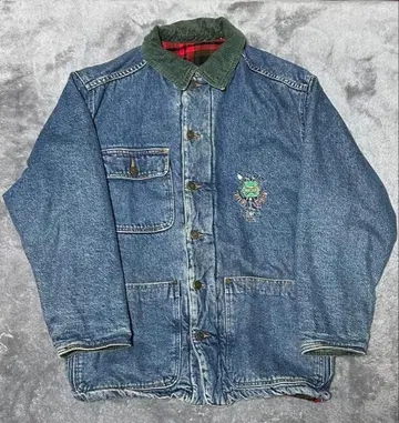 casucci 카스치 자수 데님 자켓 빈티지