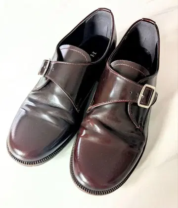 HARUTA 벨트 가죽 신발 (브라운) 23cm