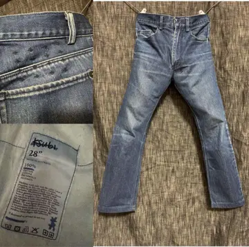 KSUBI 스비 츠비 자수 데님 인디고 청바지 수입 YKK