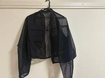 AZUL 메쉬 자켓 블랙 프리 사이즈