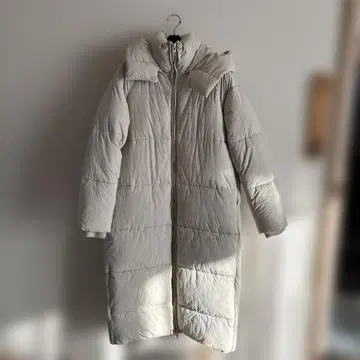 ZARA 아이보리 롱 코트 usM 사이즈