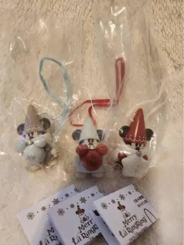 2025 디즈니 크리스마스 릴린린 캡슐 토이 3종
