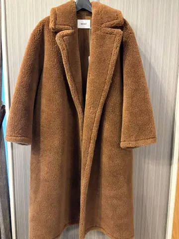 HAUNT BOA LONG COAT 브라운 36