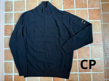 CP Company L~XL 블랙 니트 스웨터