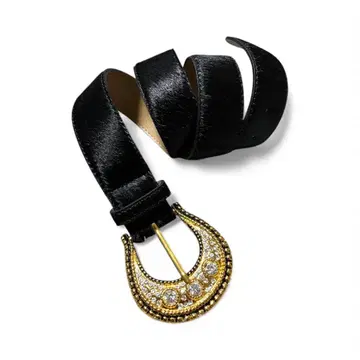 glitter buckle harako belt Y2K archive