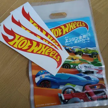 핫휠 스티커 쇼핑백