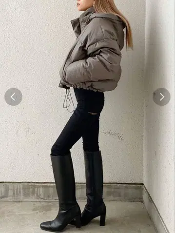 GYDA H/W W BACK RIPPED 컬러 스키니 팬츠 미사용 새상품