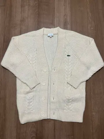 Lacoste 아이보리 가디건
