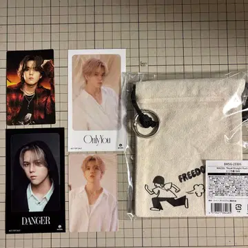 DANGER MAZZEL IC 카드 스티커 트레이딩 카드 렌 파우치 포함