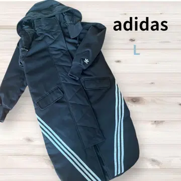 [ 구하기 어려움 ] adidas 아디다스 블랙 롱 자켓 벤치 코트