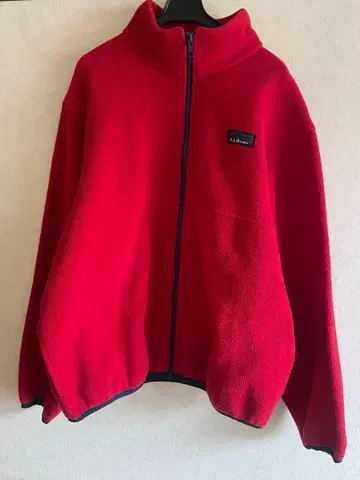 L.L.Bean 플리스 자켓 보아 자켓 레드