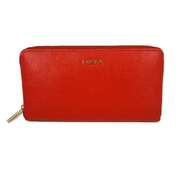마지막 1점 [새상품] 훌라 지퍼 어라운드 장지갑 FIAMMA 레드