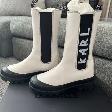 KARL 화이트 사이드 고어 부츠 24cm