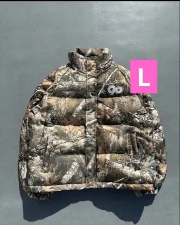 9090 Logo Rich Puffer Jacket Real Tree L
