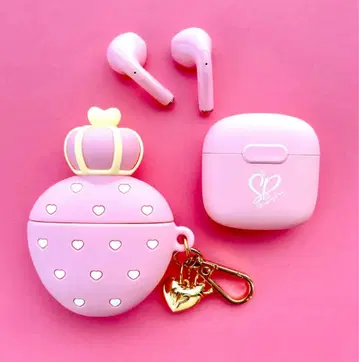 Strawberry Wireless Earphone (스토푸리)
