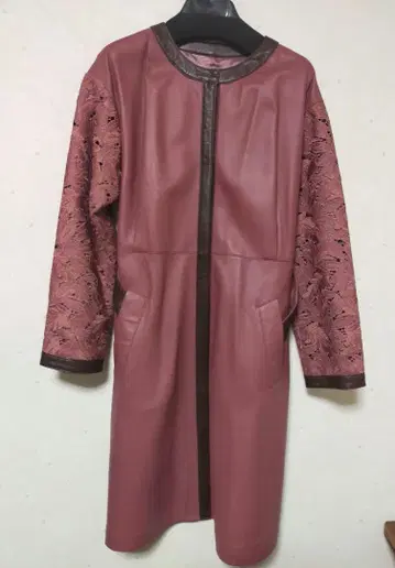 soclose 버건디 롱 코트