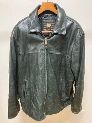 MARC NEW YORK 다크 그린 싱글 라이더 자켓