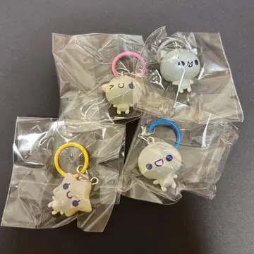 푹푹 아와와짱 메지루시 액세서리 코롱토 메지루시 참 4개 세트