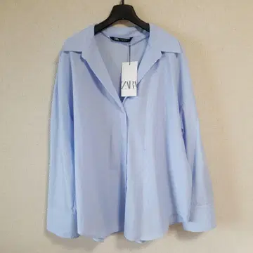 [ 새상품 ] ZARA 코튼 옥스퍼드 셔츠 M