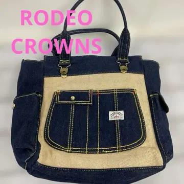 RODEO CROWNS 데님 숄더백 핸드백 #C3182