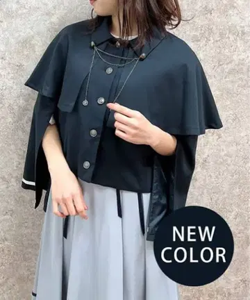 axes femme 체인 달린 케이프 자켓