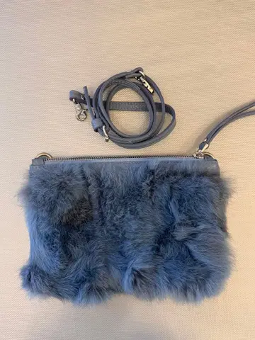 Gianni Notaro 퍼 숄더백 그레이