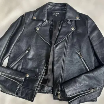새상품급 UNITED TOKYO 라이더 자켓 소가죽 사이즈 1 블랙