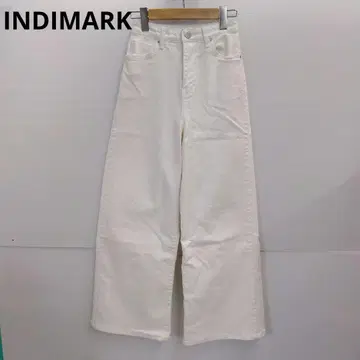 W606 INDIMARK 화이트 데님 팬츠