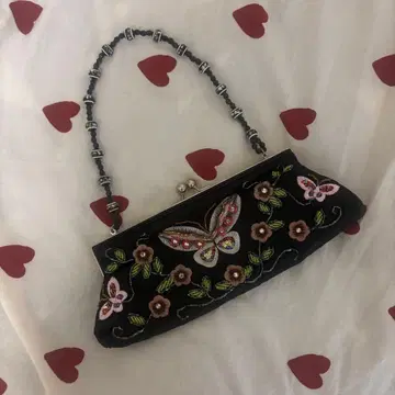 비즈 스팽글 자수 나비 y2k 페어리 그런지 헤이세이 bali