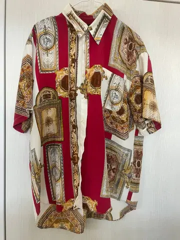 패턴 셔츠, 반팔 셔츠 LL