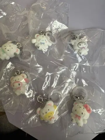 산리오 포근포근 스노우 마커 액세서리 전 6종 컴플리트