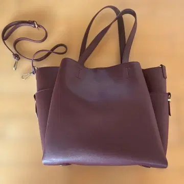 수납력 발군! 숄더백 핸드백 토트백 비즈니스백 빨간색