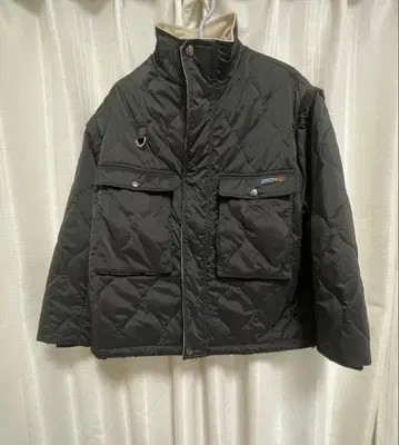 블랙 퀼팅 자켓