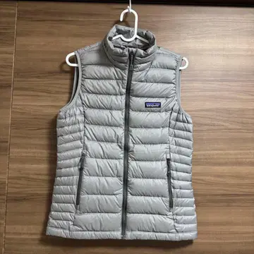 patagonia 다운 베스트 XS 실버 그레이