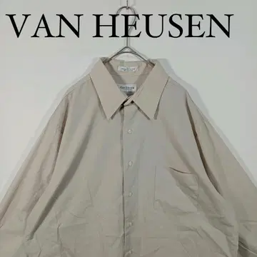 VAN HEUSEN 베이지 긴팔 와이셔츠 L 포멀