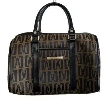 크리스찬 베를렌 보스턴 백 모노그램 패턴 브라운