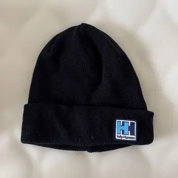 헬리 한센 블랙 니트 모자 20cm