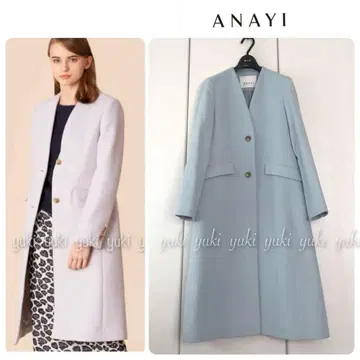 ANAYI 라이트 비버 V 컬러 코트