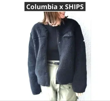 컬럼비아 x 쉽스 데이즈 보아 플리스 아우터 리버서블