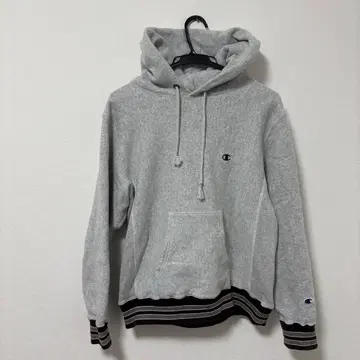 챔피온 리버스 위브 맨투맨 후드티 M 트레이닝복 그레이
